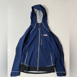 Vineyard Vines Women’s XS Performance Full-Zip Rain Jacket / Anorak Navy Blue
